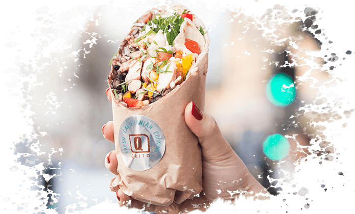 Burritos frisch from Grill